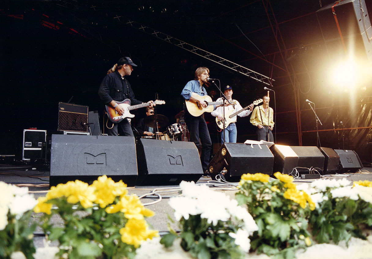 På Skanderborg Festival i 1991